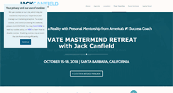 Desktop Screenshot of jackcanfieldretreat.com