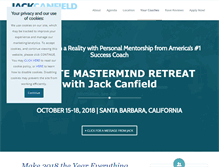Tablet Screenshot of jackcanfieldretreat.com